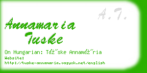 annamaria tuske business card